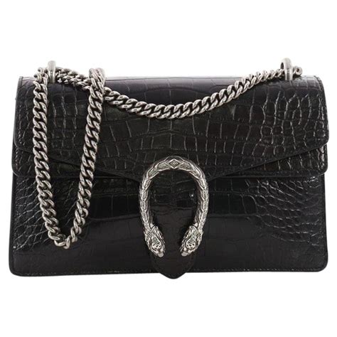 gucci dionysus black crocodile|dionysus handbags gucci.